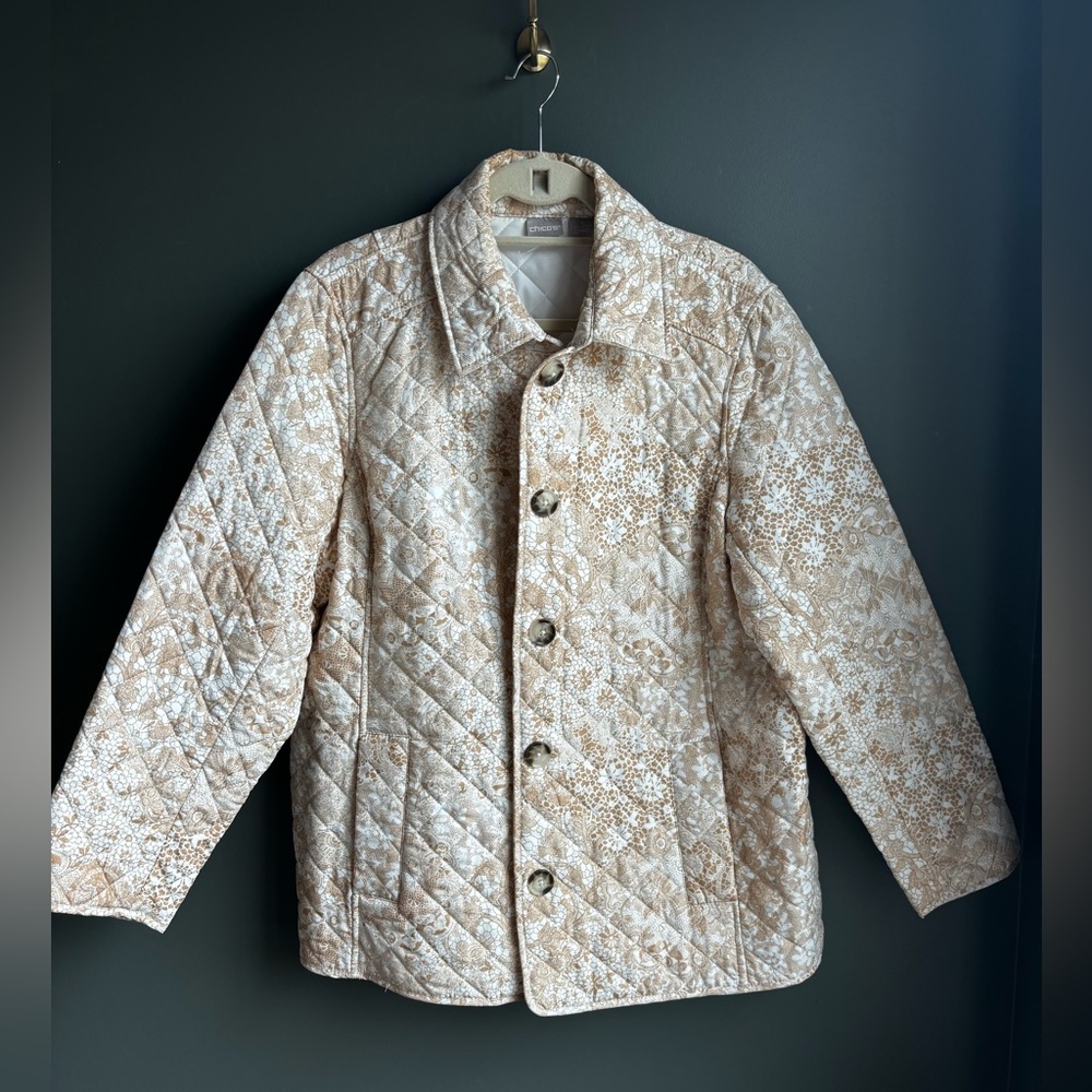 NWOT Chico’s Quilted Jacket